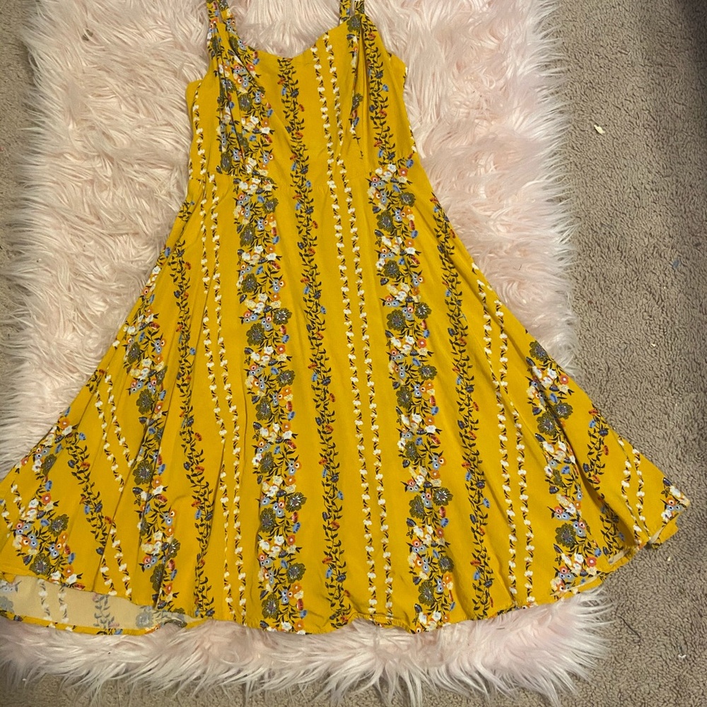 a floral cute dress